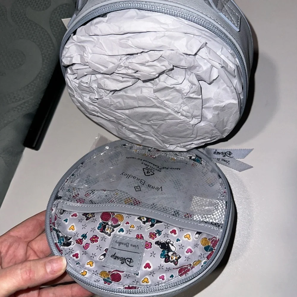 Vera Bradley Disney Mickey Mouse Whimsy Cosmetic Bag | Piccadilly Paisley | NWT